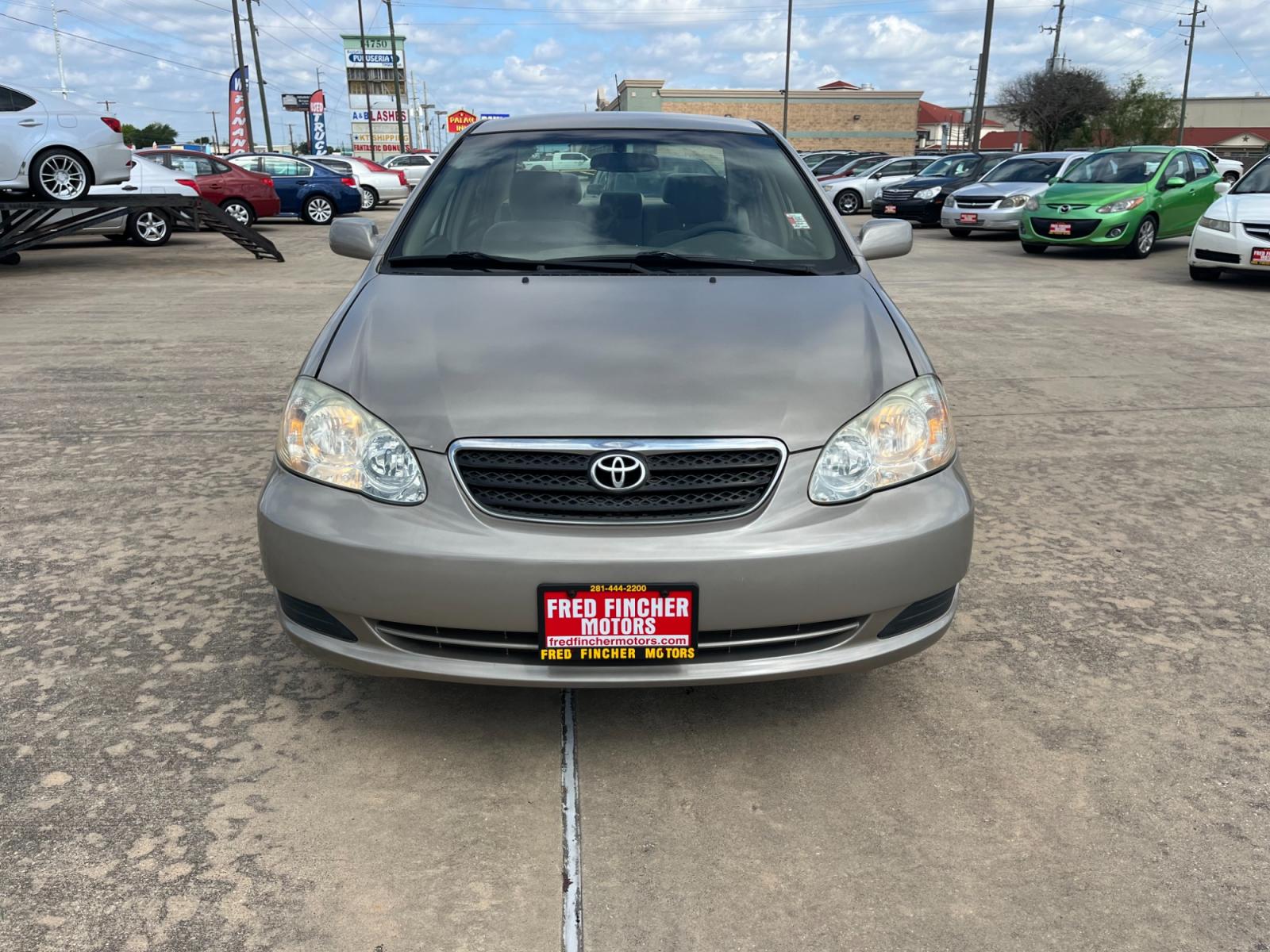 2005 GOLD /TAN Toyota Corolla CE (1NXBR32E75Z) with an 1.8L L4 DOHC 16V engine, Automatic transmission, located at 14700 Tomball Parkway 249, Houston, TX, 77086, (281) 444-2200, 29.928619, -95.504074 - Photo #1
